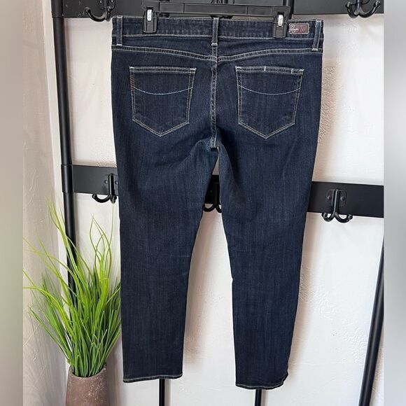 Paige skyline mid rise denim jeans dark wash size 31 - Picture 3 of 14